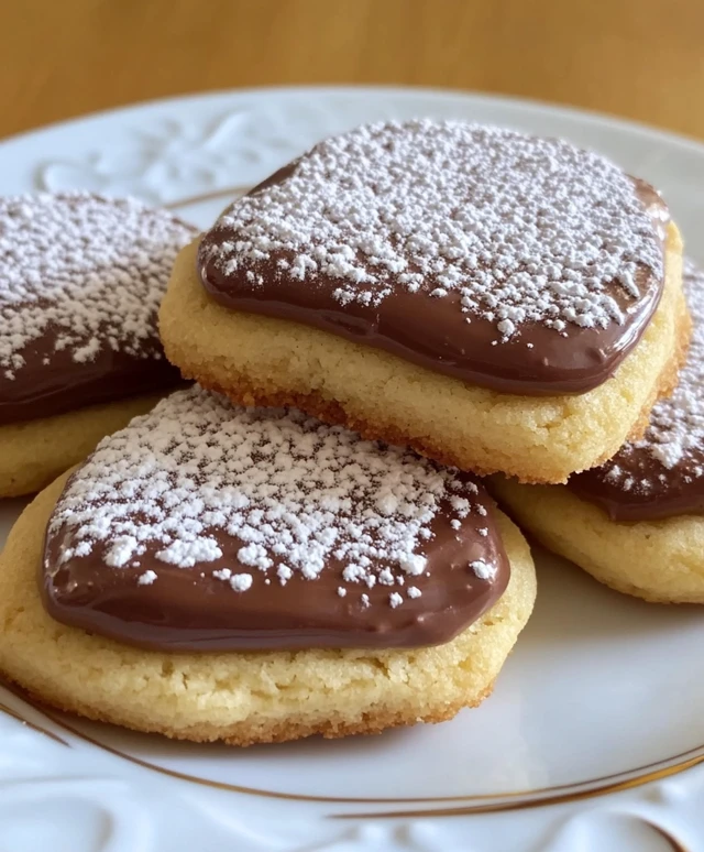 Nutella gefüllte Kekse